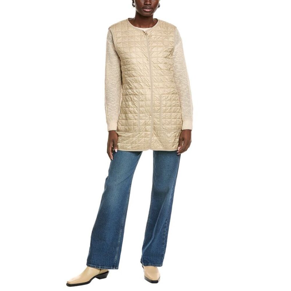 Moncler Womens  Trench Coat, Tan - Picture 6 of 6